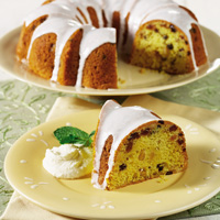 Panettone Cake with Almond Glaze and Mascarpone Cream Panettone Cake with Almond Glaze and Mascarpone Cream