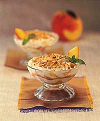 Peaches & Cream Gingersnap Cups Peaches & Cream Gingersnap Cups