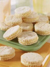 Mini Lemon Sandwich Cookies Mini Lemon Sandwich Cookies