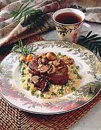 Steak Diane with Couscous Steak Diane with Couscous