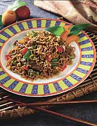 Apricot Beef with Sesame Noodles Apricot Beef with Sesame Noodles
