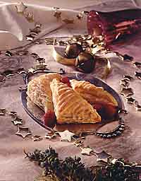 Peanut Maple Triangle Puffs Peanut Maple Triangle Puffs