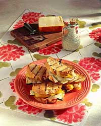 Grilled Vegetable & Cheese Sandwiches Grilled Vegetable & Cheese Sandwiches