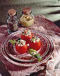 Vegetable & Couscous Filled Tomatoes Vegetable & Couscous Filled Tomatoes