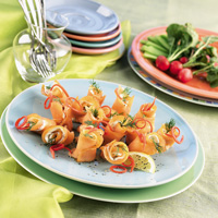 Smoked Salmon Roses Smoked Salmon Roses