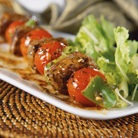 Greek-Style Beef Kabob Greek-Style Beef Kabob