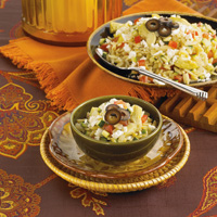Mediterranean Orzo and Vegetable Pilaf Mediterranean Orzo and Vegetable Pilaf