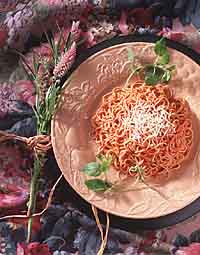Homemade Angel Hair Pasta with Classic Tomato Sauces Homemade Angel Hair Pasta with Classic Tomato Sauces