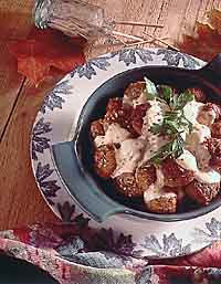Sesame-Sour Cream Meatballs Sesame-Sour Cream Meatballs