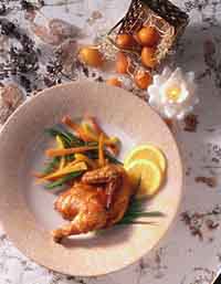 Orange-Ginger Broiled Cornish Hen Orange-Ginger Broiled Cornish Hen