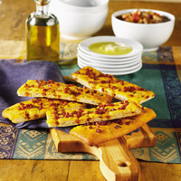 Pepperoni-Oregano Focaccia Pepperoni-Oregano Focaccia