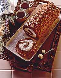 Elegant Chocolate Cake Roll Elegant Chocolate Cake Roll
