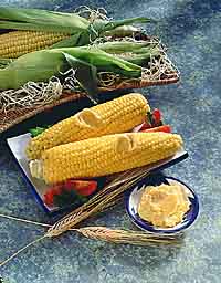 Cob Corn in Barbecue Butter Cob Corn in Barbecue Butter