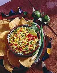 Corn and Tomatillo Salsa Corn and Tomatillo Salsa