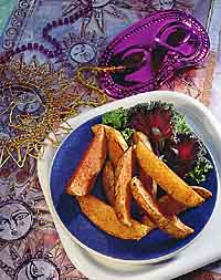 Low-Fat Cajun Wedges Low-Fat Cajun Wedges