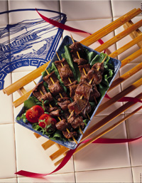Mini Marinated Beef Skewers Mini Marinated Beef Skewers
