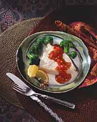 Steamed Fish with Broccoli Steamed Fish with Broccoli