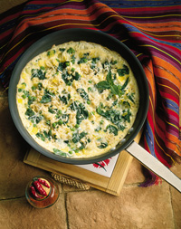 Pea and Spinach Frittata Pea and Spinach Frittata
