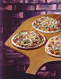 Vegetable-Cheese Pizzas Vegetable-Cheese Pizzas