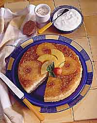 Pineapple-Coconut Upside-Down Cake Pineapple-Coconut Upside-Down Cake