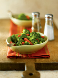 Steamed Broccoli & Carrots Steamed Broccoli & Carrots