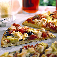 Artichoke Turkey Pizza Artichoke Turkey Pizza