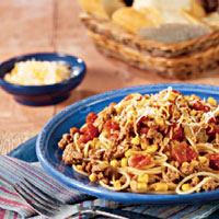 Hearty Mexican Spaghetti Hearty Mexican Spaghetti