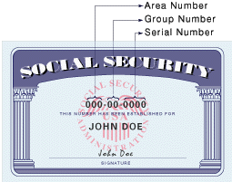 Social Security Area Code Number Chart