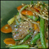 Stir-Fry of Beef, Carrots, Snake Beans, Ginger and Garlic Stir-Fry of Beef, Carrots, Snake Beans, Ginger and Garlic