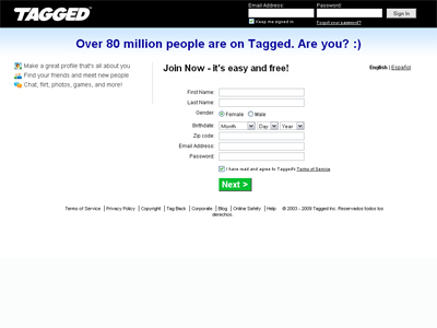 Tagged is one of the most popular social networking sites in the United Sta...