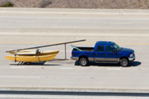 towing a boat